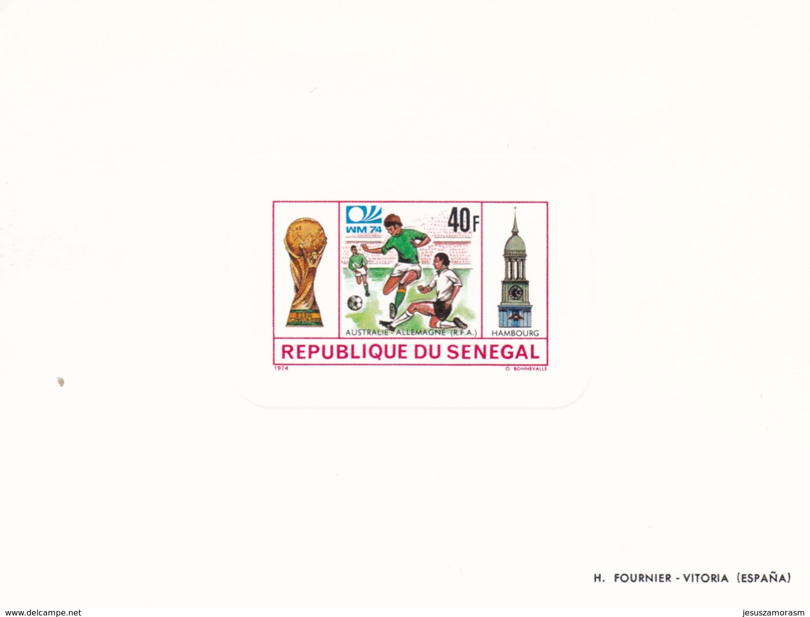 Senegal Nº 401 Al 404 En PRUEBAS - 1974 – Westdeutschland