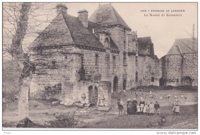 Bl - Cpa Environs  De LANNION - Le Manoir De Kerauzern - Lannion