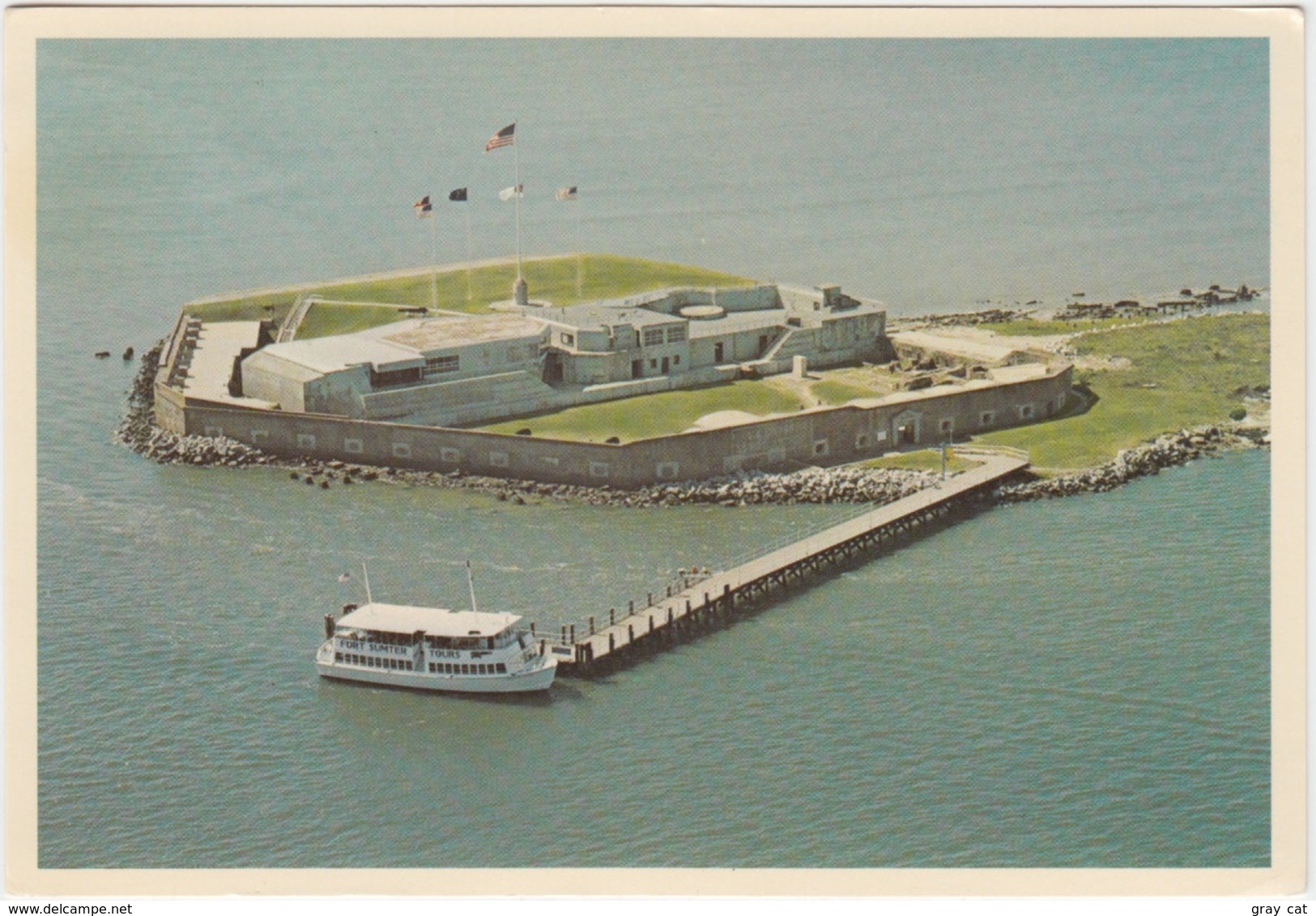 FORT SUMTER NATIONAL MONUMENT, Charleston, SC, Postcard [20751] - Sumter