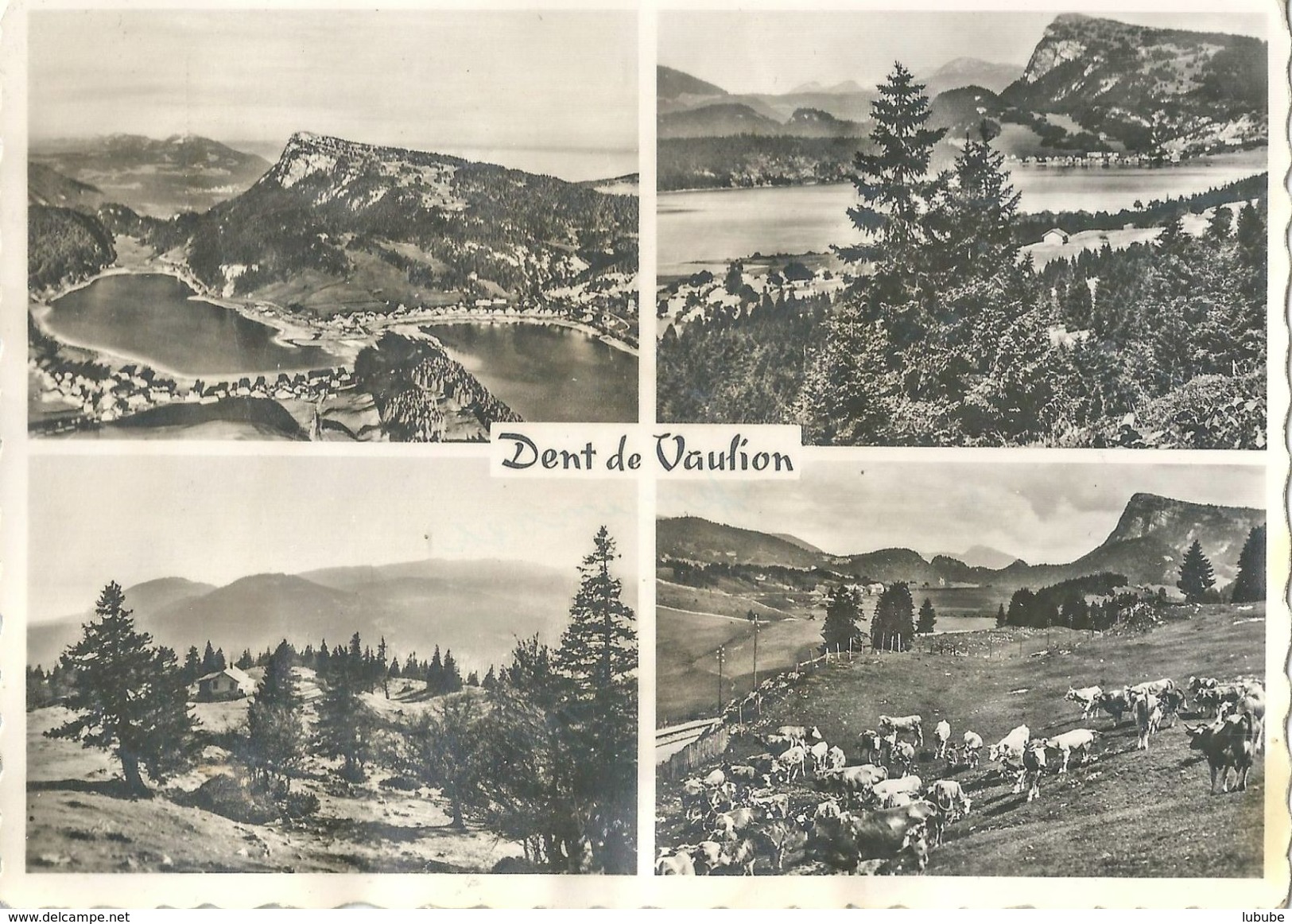 Dent De Vaulion - Multivue (4 Bilder)          Ca. 1940 - Vaulion