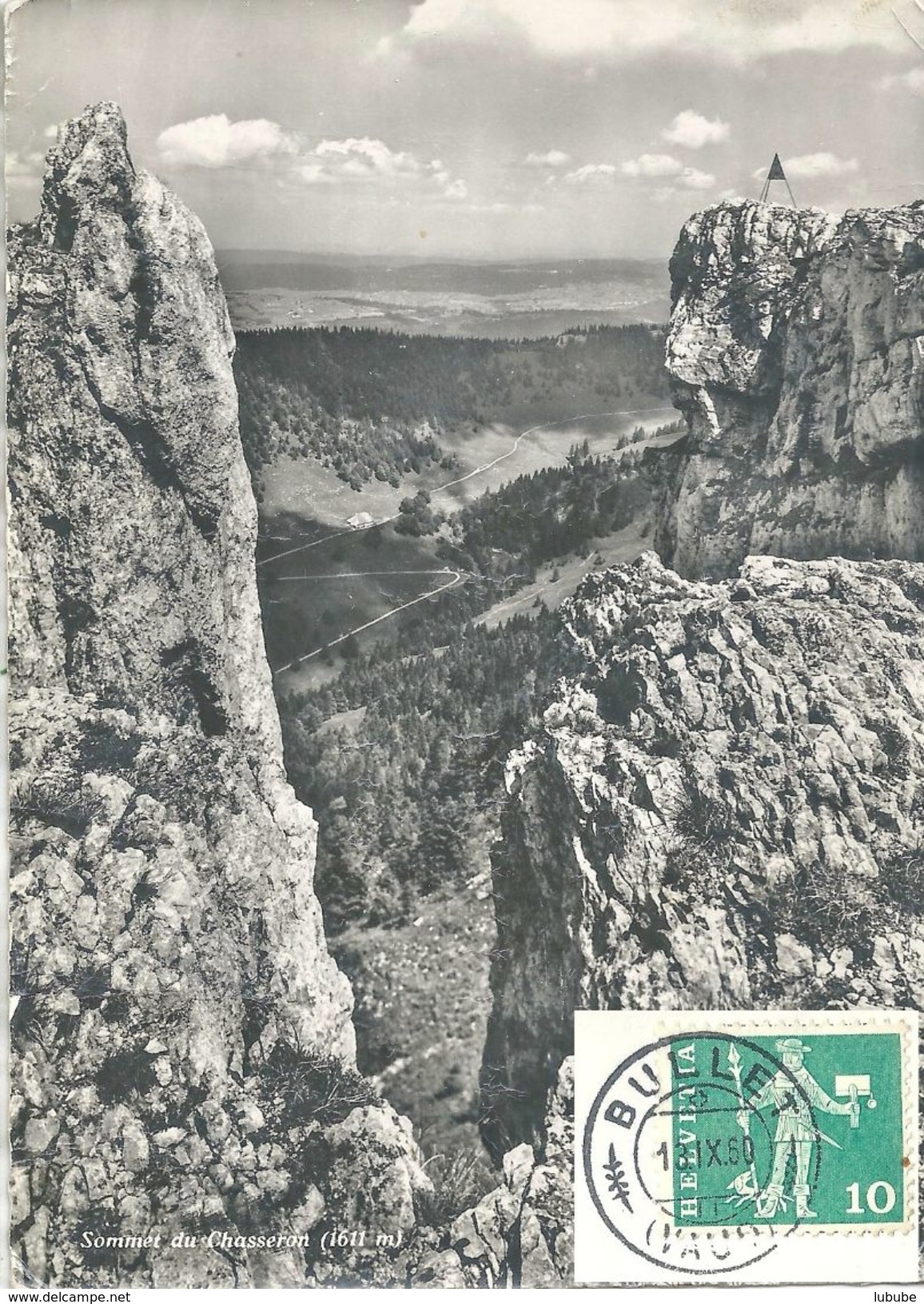 Sommet Du Chasseron - Stempel BULLET            1960 - Bullet