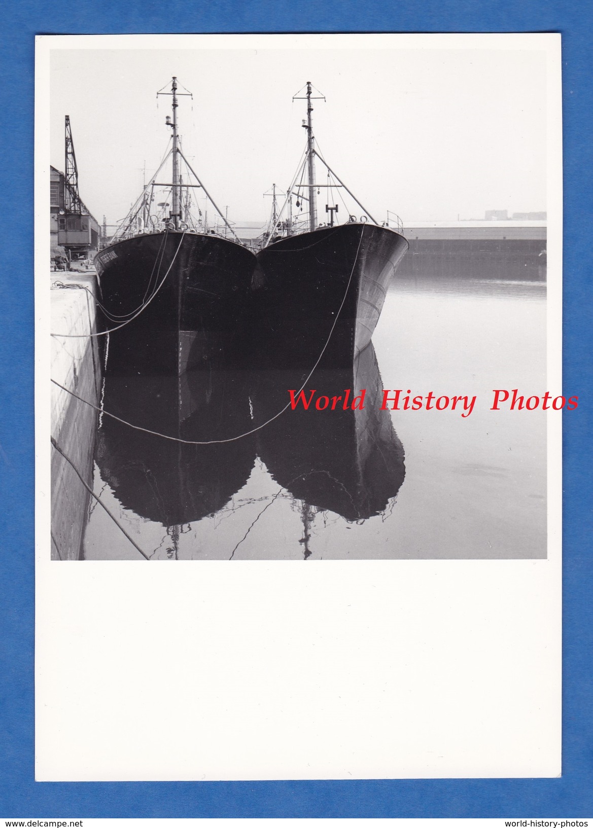 Photo Ancienne - Port De BOULOGNE Sur MER - Bateau à Quai à Identifier - Ship Boat Paquebot - Bateaux