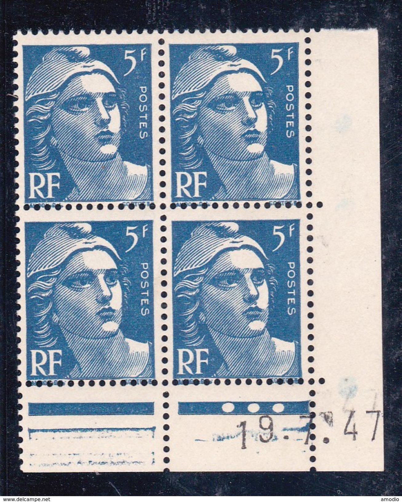 France YT 719B Gandon CD 19/07/47 N** MNH - 1940-1949