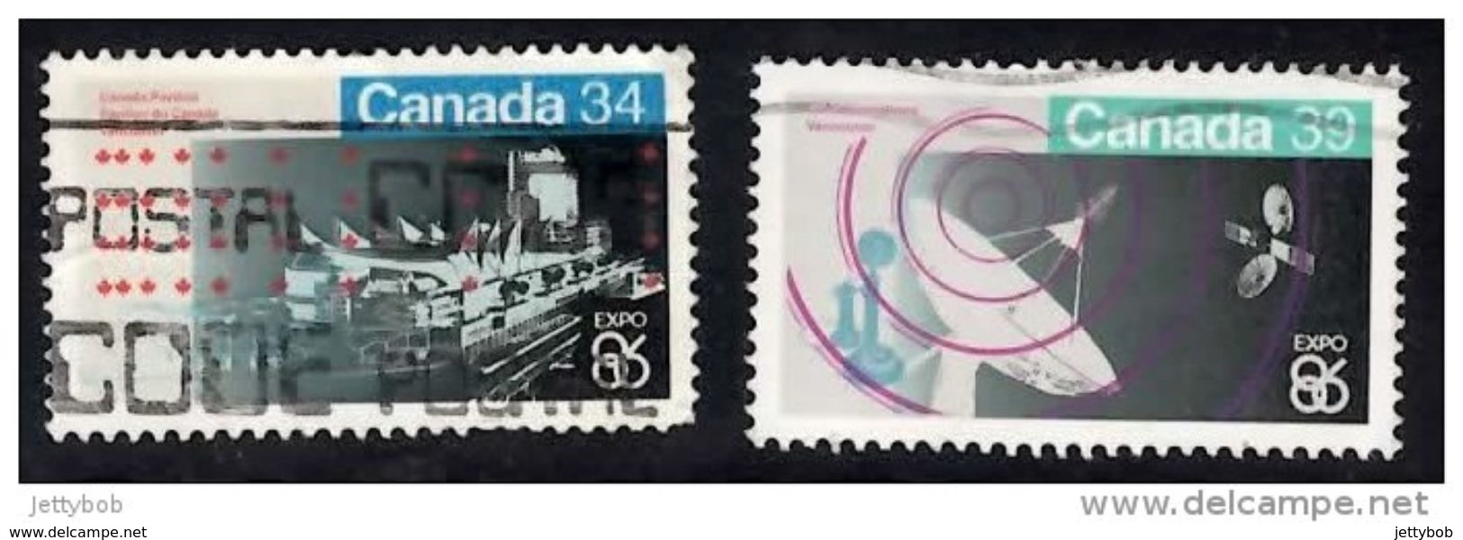 CANADA 1986 EXPO86 Set Of 2 (34c, 39c) Used - Used Stamps