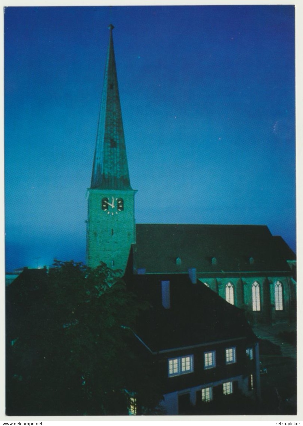 AK  Mülheim An Der Ruhr  Petri Kirche Bei Nacht - Mülheim A. D. Ruhr