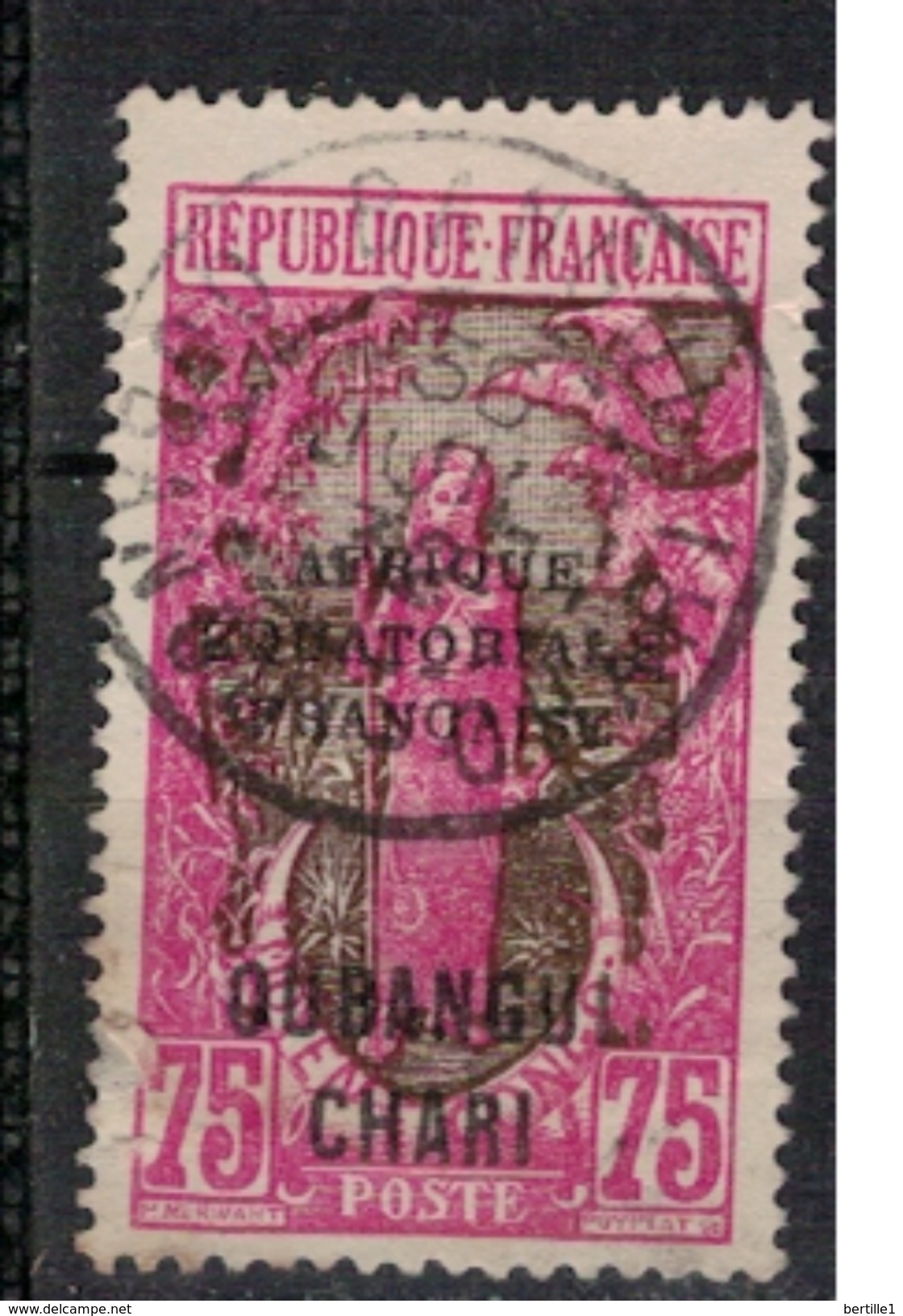 OUBANGUI      N°  YVERT      58      OBLITERE       ( O   1/35 ) - Used Stamps