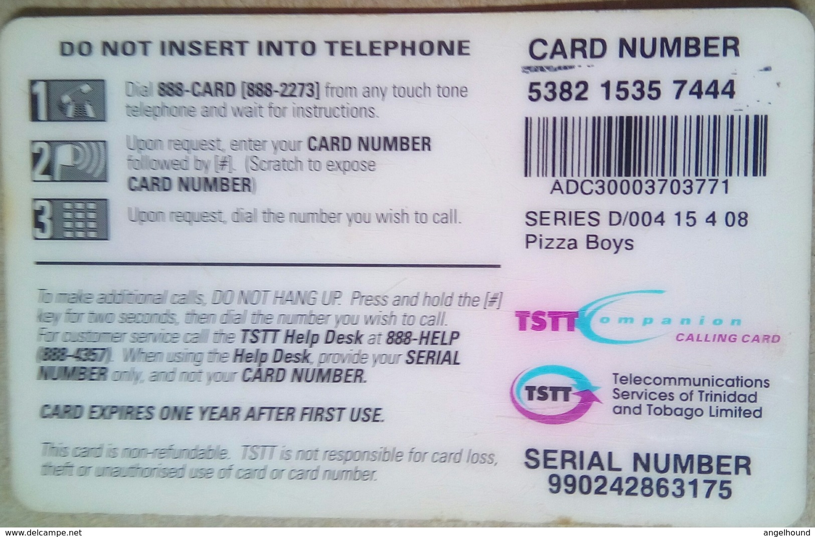 TT$30 Pizza Boys Remote - Trinidad & Tobago