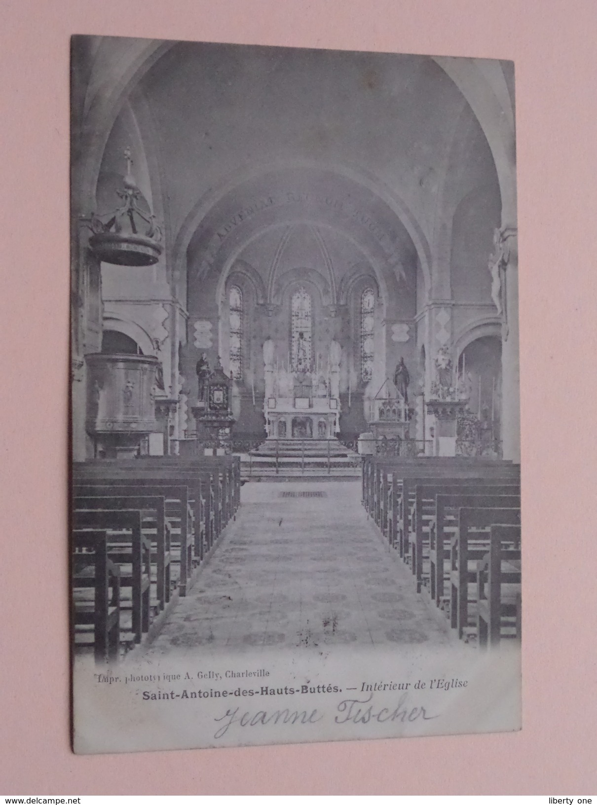 Saint-Antoine-des-Hauts-Buttés - Interieur De L'Eglise ( A. Gelly ) Anno 1903 ( Voir Photo Svp ) ! - Montherme