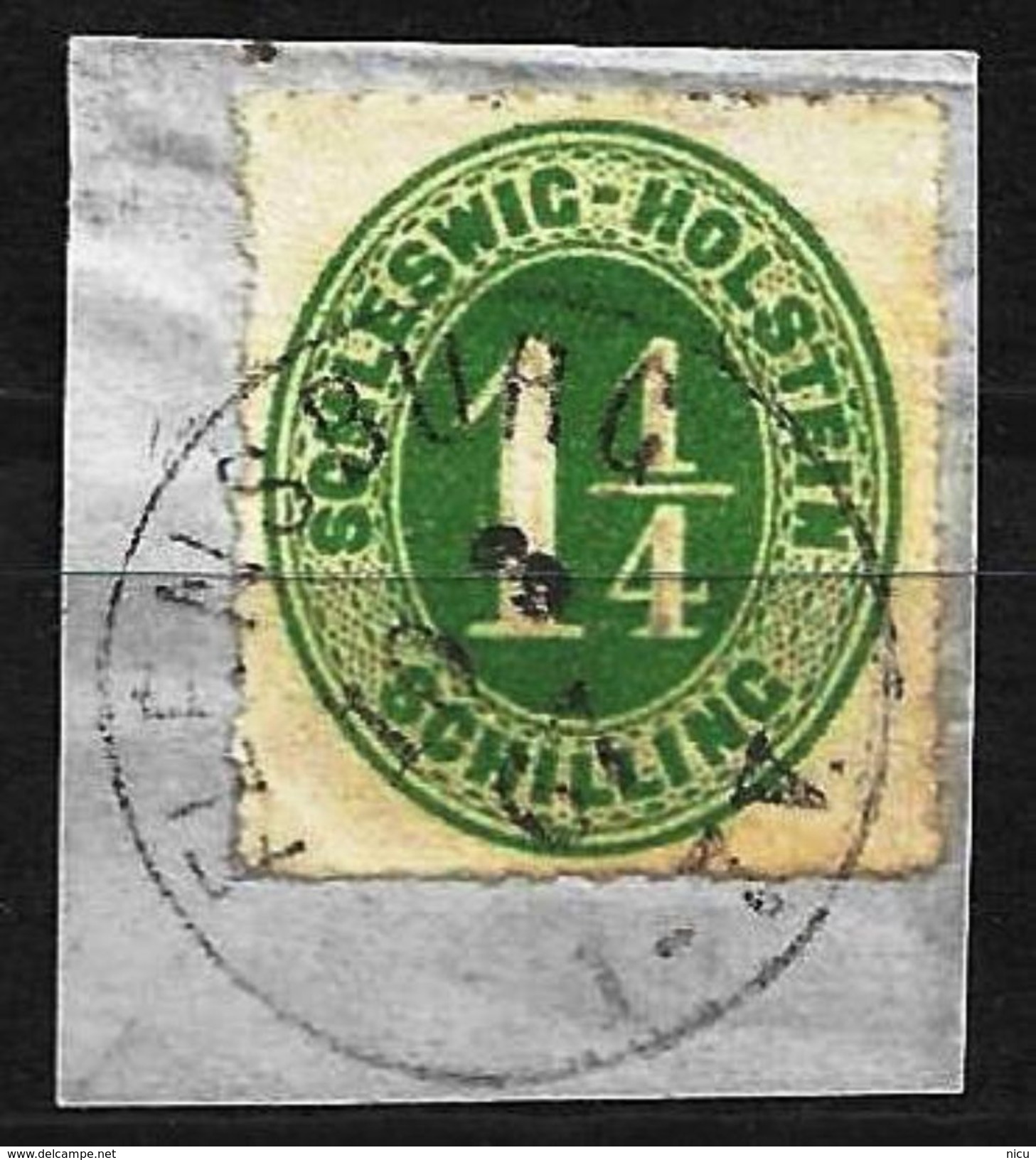 SCHLESWIG HOLSTEIN -Michel Nr. 9 - Schleswig-Holstein