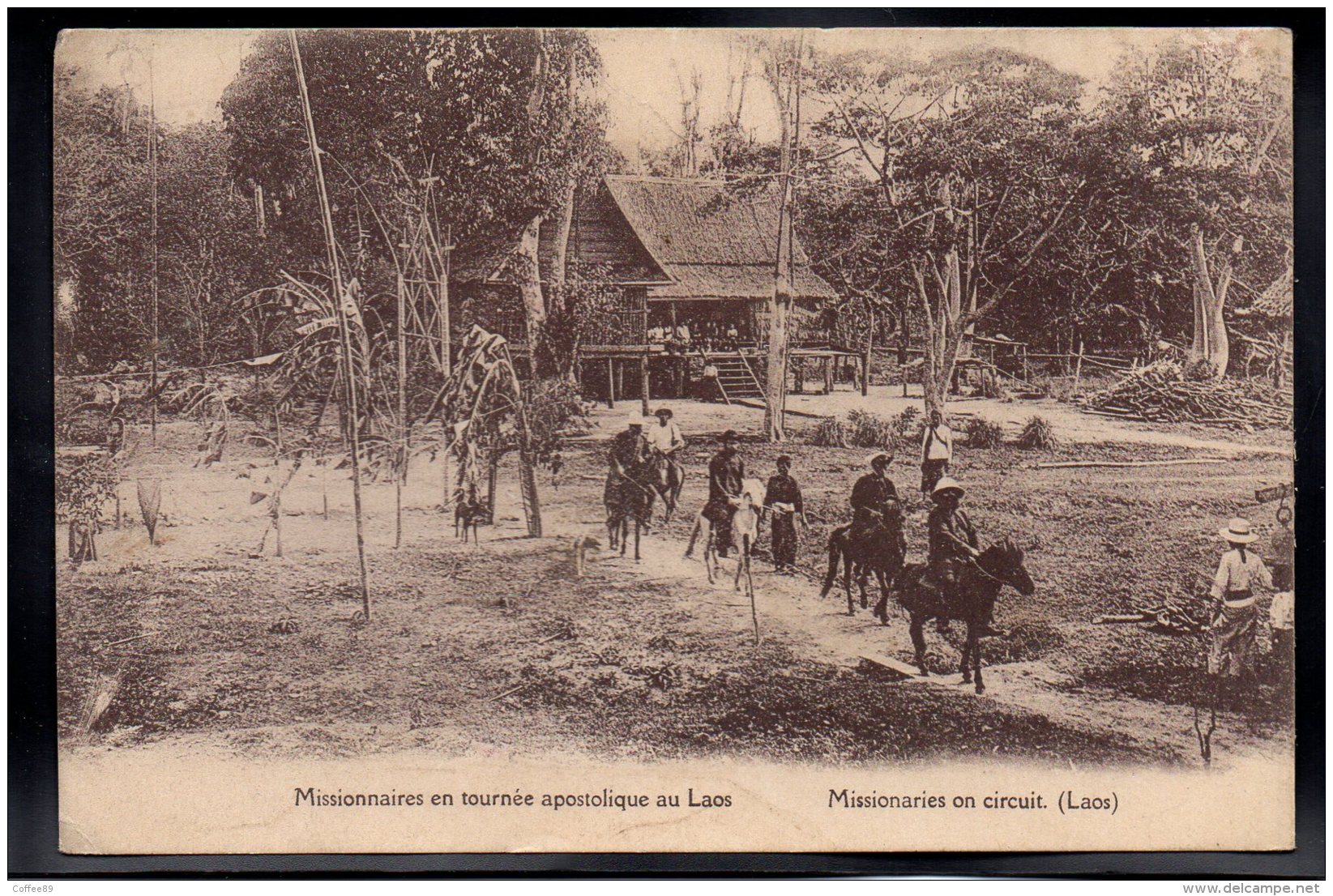 ASIE - LAOS - Missionnaires En Tournée Apostolique Au Laos - Missionaries On Circuit - Laos