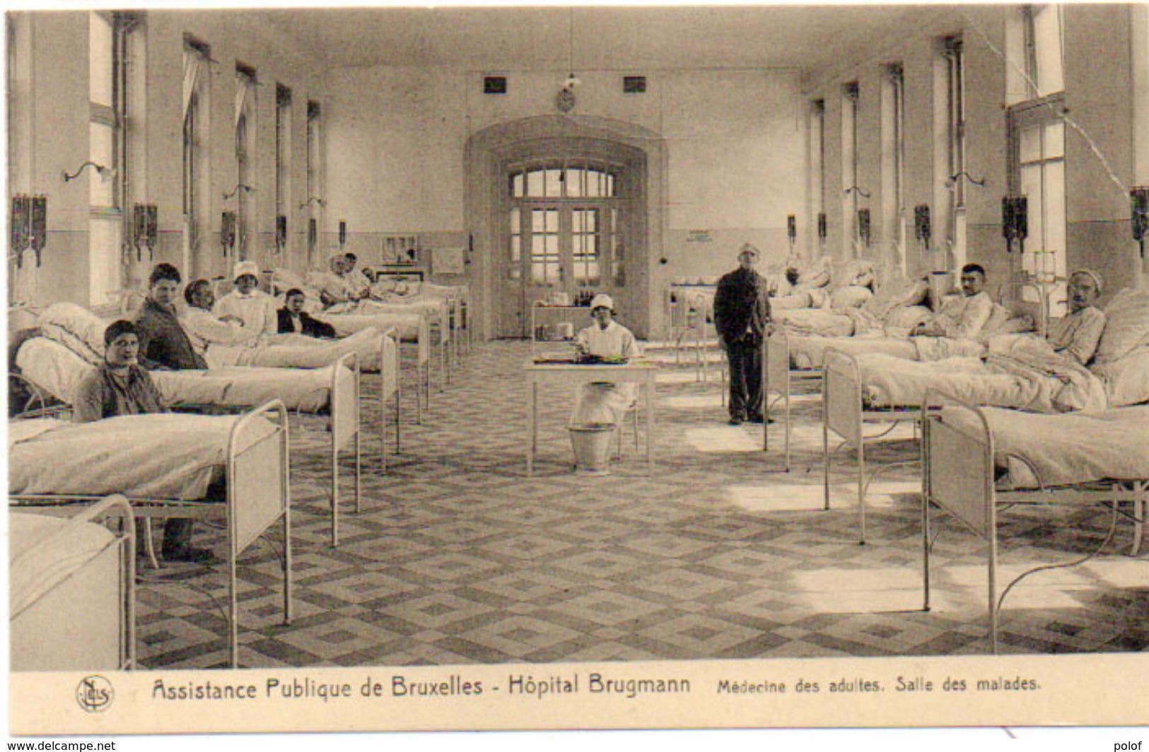 BRUXELLES - Assistance Publique - Hopital Brugmann - Médecine Des Adultes - Salle Des Malades (101438) - Gezondheid, Ziekenhuizen