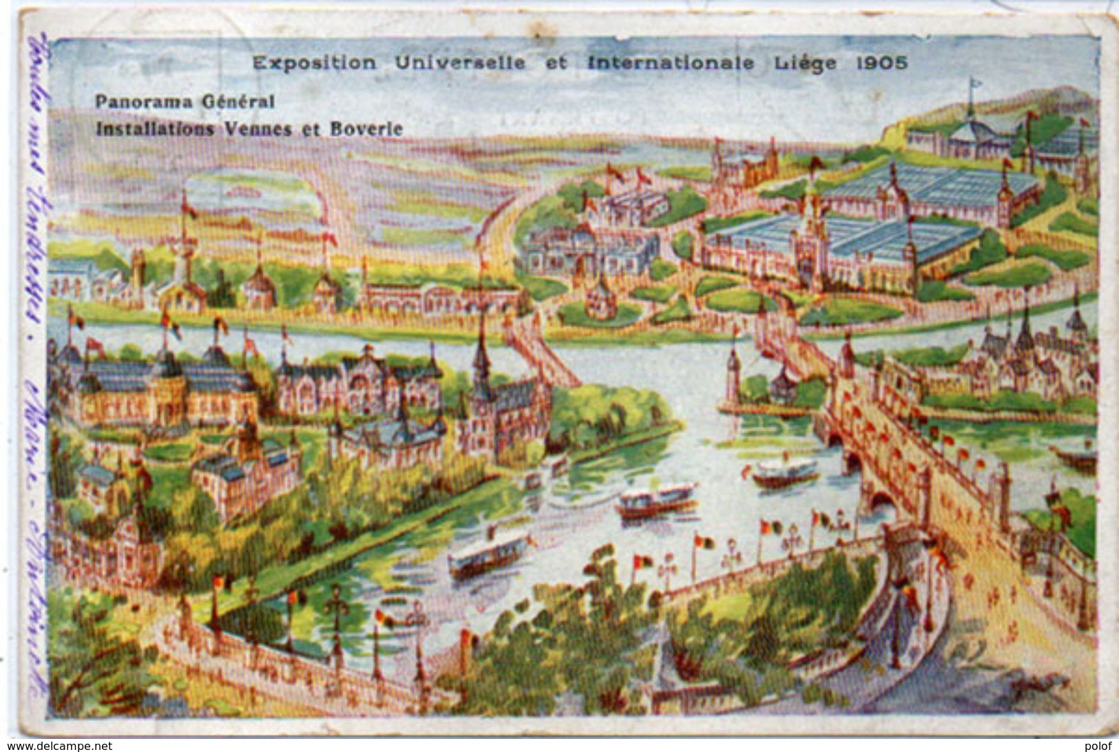 LIEGE - Exposition Universelle Et Internationale 1905 - Panorama Général - Installations Vennes Et Boverie . (101441) - Autres & Non Classés