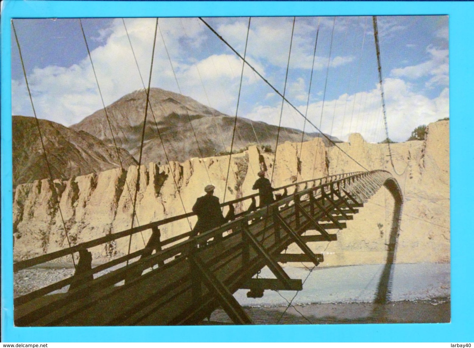 Cp  Carte  Postale  - Suspension Bridge Over A River In The Northern Regions Of Pakistan - Pakistan