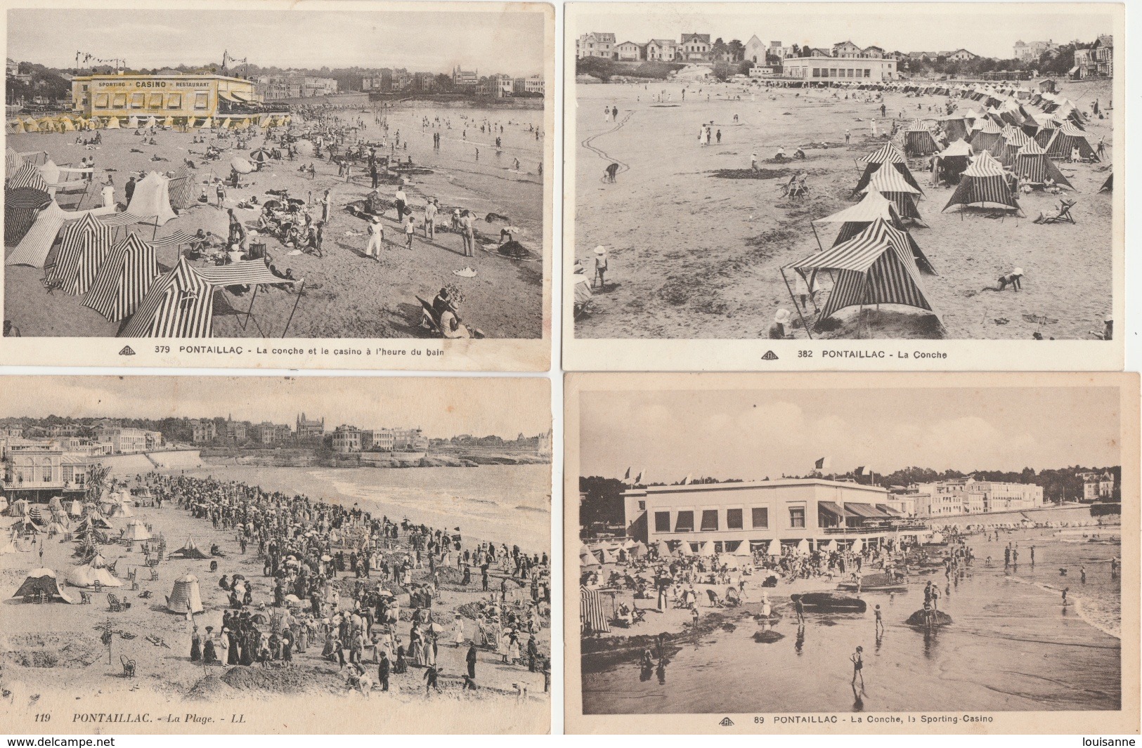 18 / 1 / 137  -    LOT  DE  5  CPA   2  CPSM    ( 17 ) Plage  &  Golf  Miniature - 5 - 99 Postcards