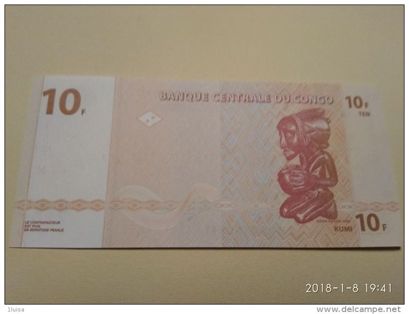 10 Francs 2003 - Republic Of Congo (Congo-Brazzaville)