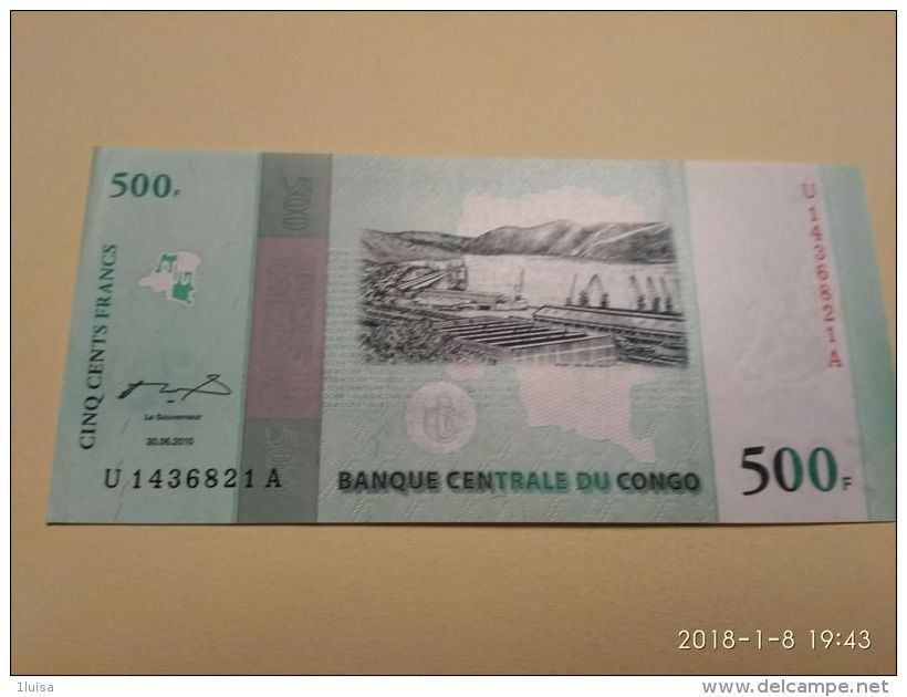 500 Francs 2010 - République Du Congo (Congo-Brazzaville)