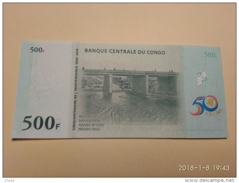 500 Francs 2010 - République Du Congo (Congo-Brazzaville)