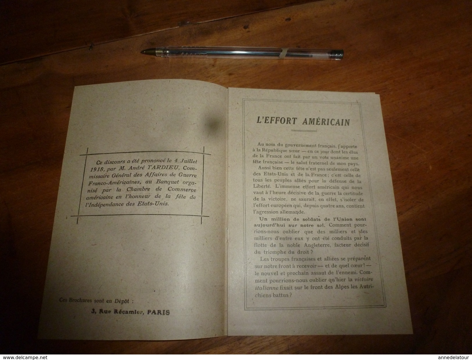 1918 TRACT  CONTRE LA PROPAGANDE ENNEMIE -----> TOUTE LA FRANCE DEBOUT POUR LA VICTOIRE DU DROIT - Documents