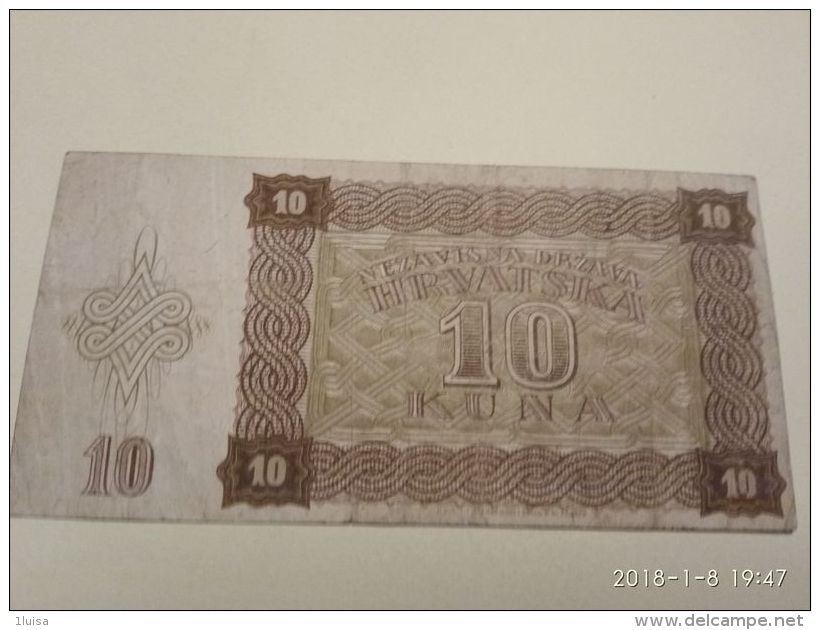 10 Kuna 1941 - Croacia