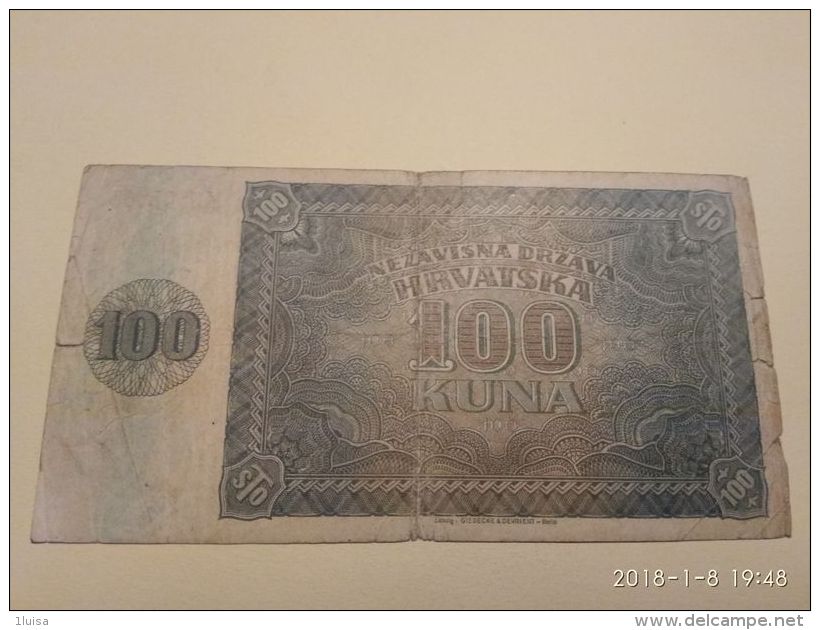 100 Kuna 1941 - Croazia