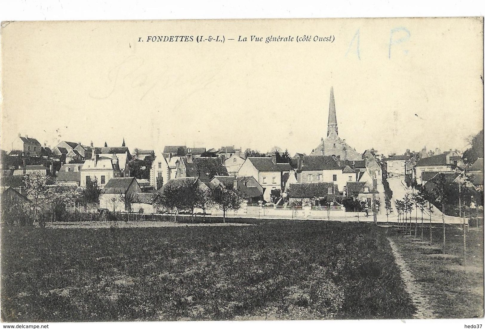 Fondettes - La Vue Générale (côté Ouest) - Fondettes