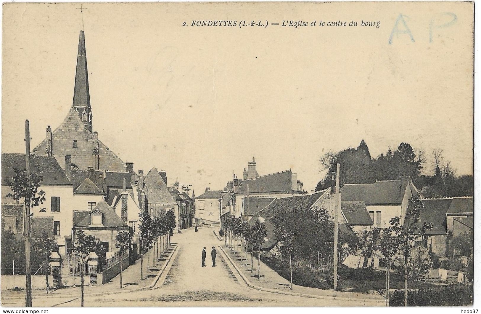 Fondettes - L'Eglise Et Le Centre Du Bourg - Fondettes