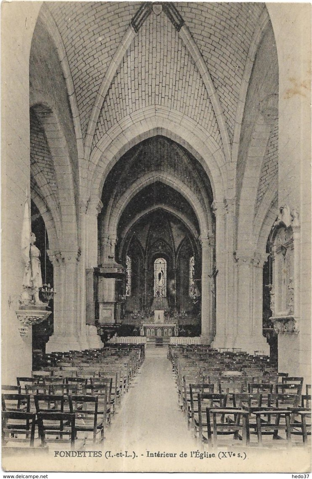 Fondettes - Intérieur De L'Eglise - Fondettes