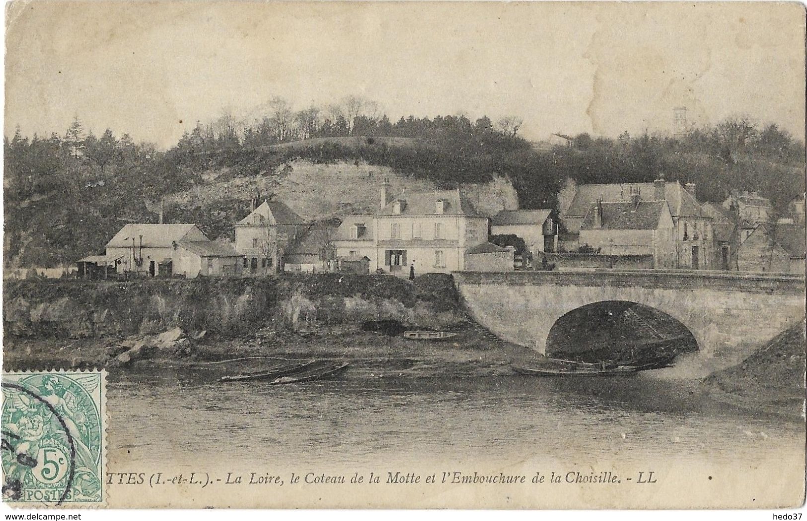 Fondettes - La Loire, Le Coteau De La Motte Et L'Embouchure De La Choisille - Fondettes