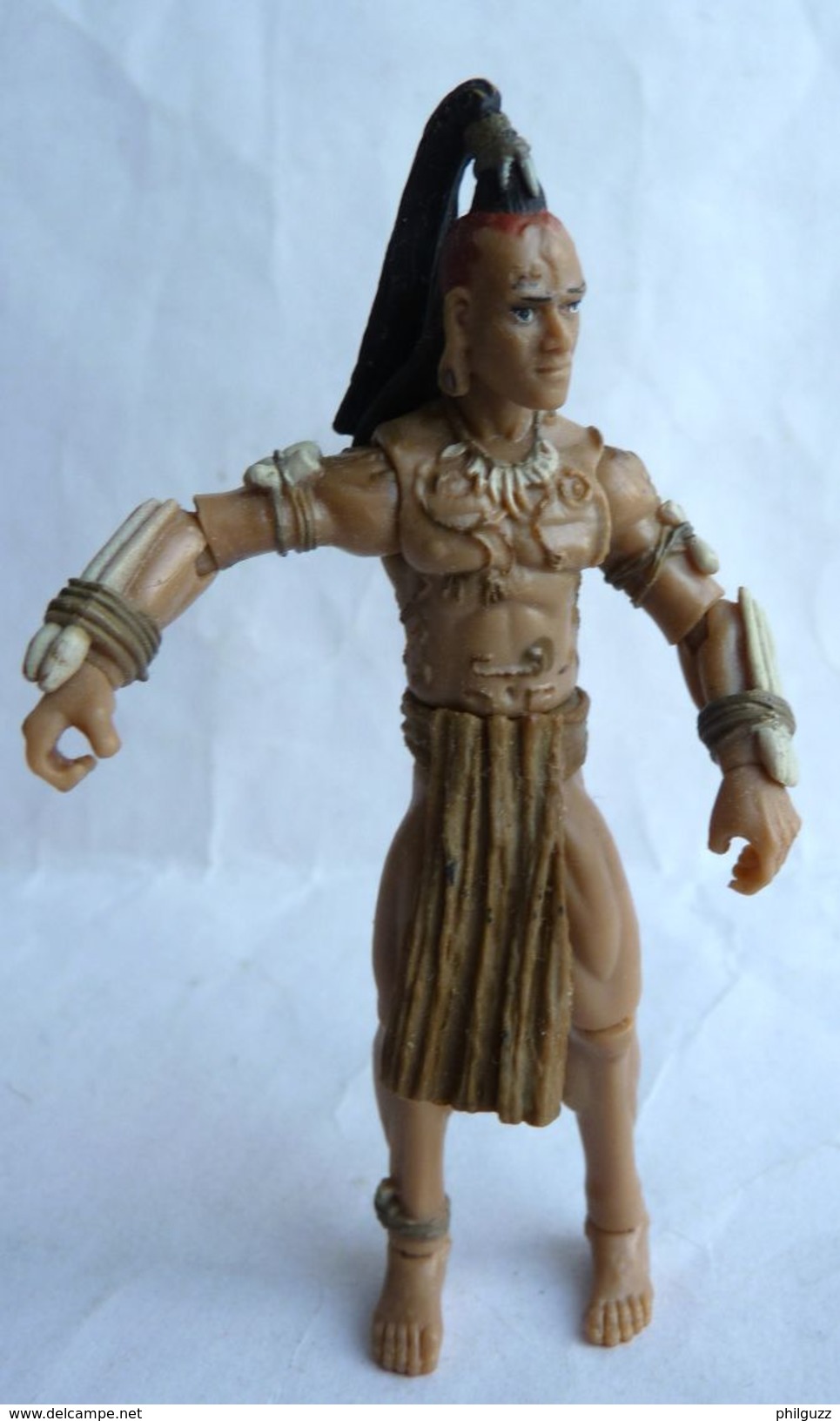 FIGURINE INDIANA JONES - RAIDERS OF THE LOST ARK - HASBRO 2008 - GUERRIER NAZCA (3) Sans Accessoires - Other & Unclassified