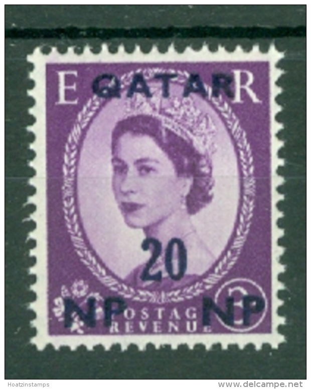 Qatar: 1960   QE II    SG25   20n.p. On 3d    MNH - Qatar