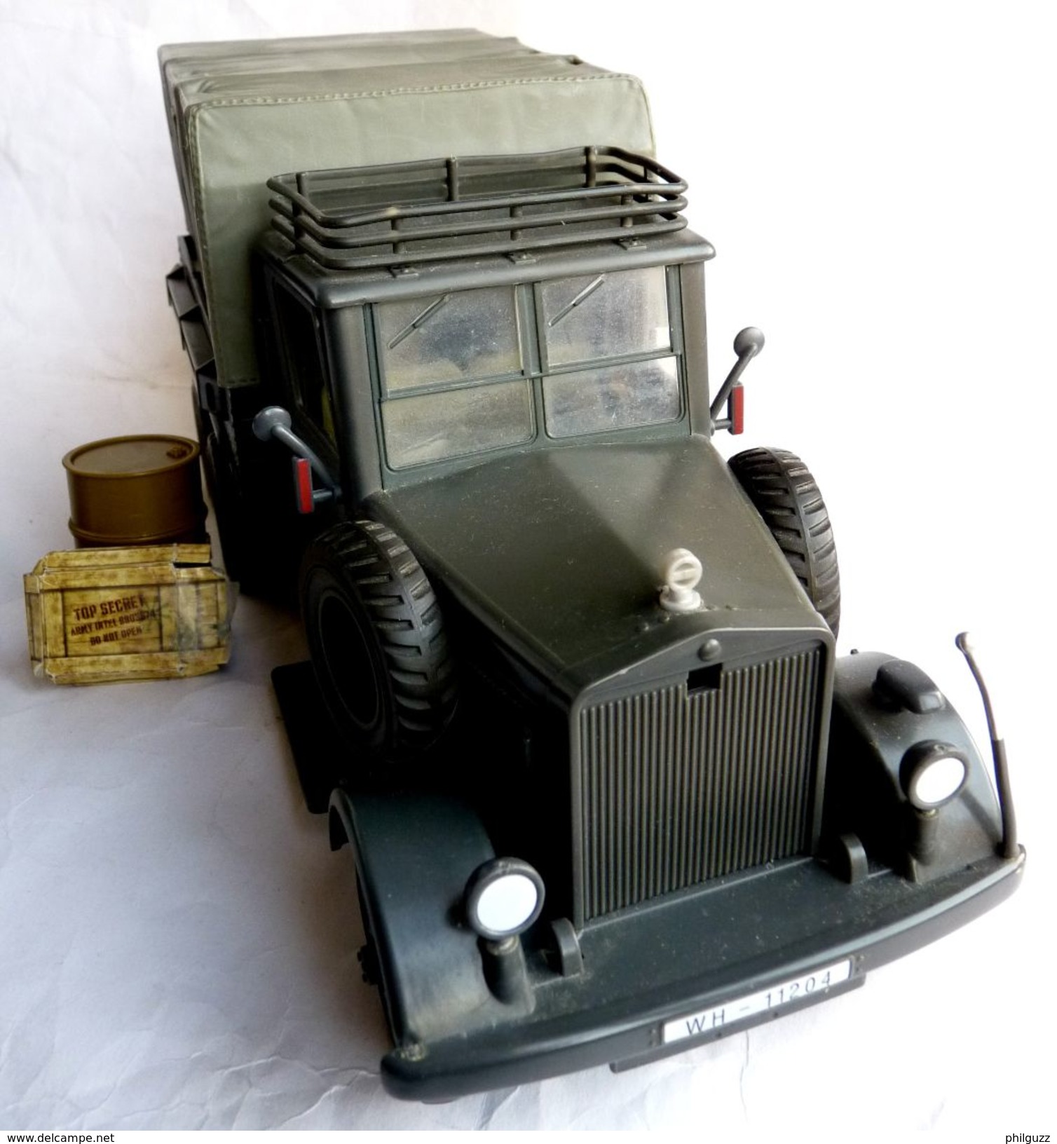 INDIANA JONES - RAIDERS OF THE LOST ARK - HASBRO 2008 - CAMION ALLEMAND DESERT COVOY TRUCK - Autres & Non Classés