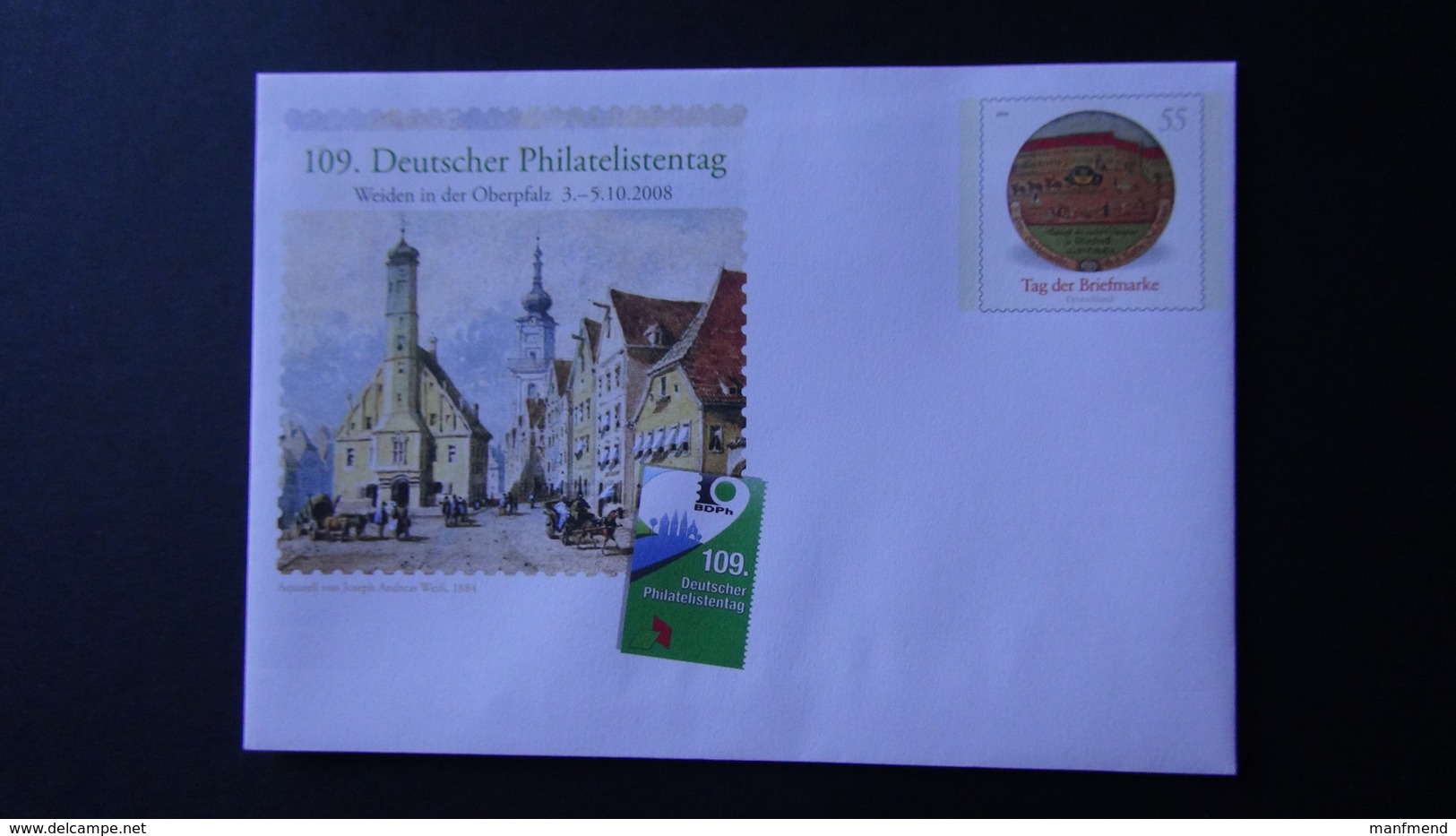 Germany - 2008 - 109.Deutscher Philatelistentag* - Look Scan - Enveloppes - Neuves