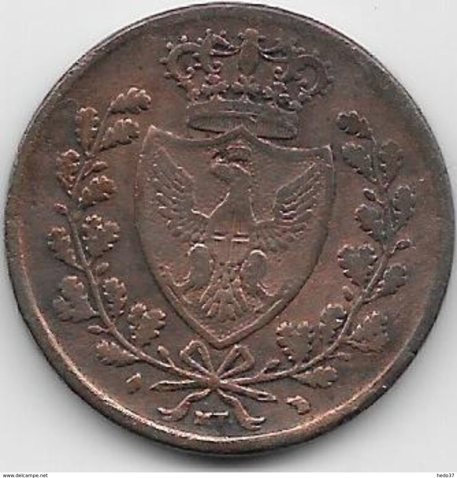 Italie - Sardaigne - 5 Centesimi 1826 - Altri & Non Classificati