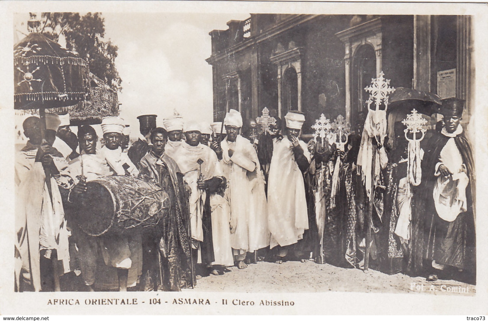 ASMARA - ERITREA  - AFRICA ORIENTALE -  Colonia Italiana - A.O.I. /  IL Clero Abissino - Eritrea