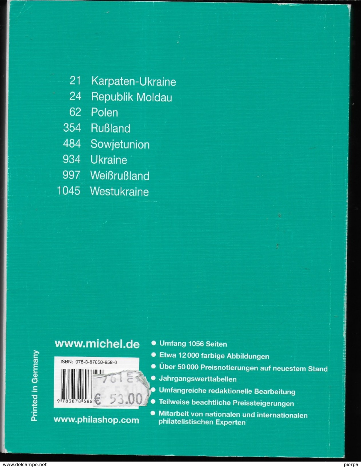 CATALOGO MICHEL N° 7 - OSTEUROPA - EDIZ. 2007/8 - Germania