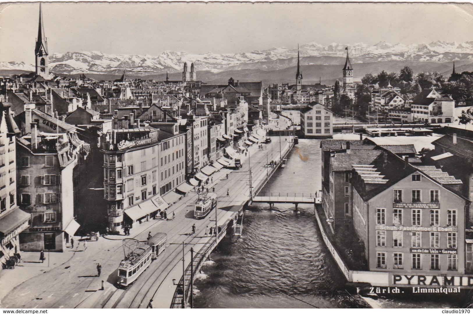 CARTOLINA - POSTCARD - SVIZZERA - ZURICH - LIMMATQUAI - Zürich