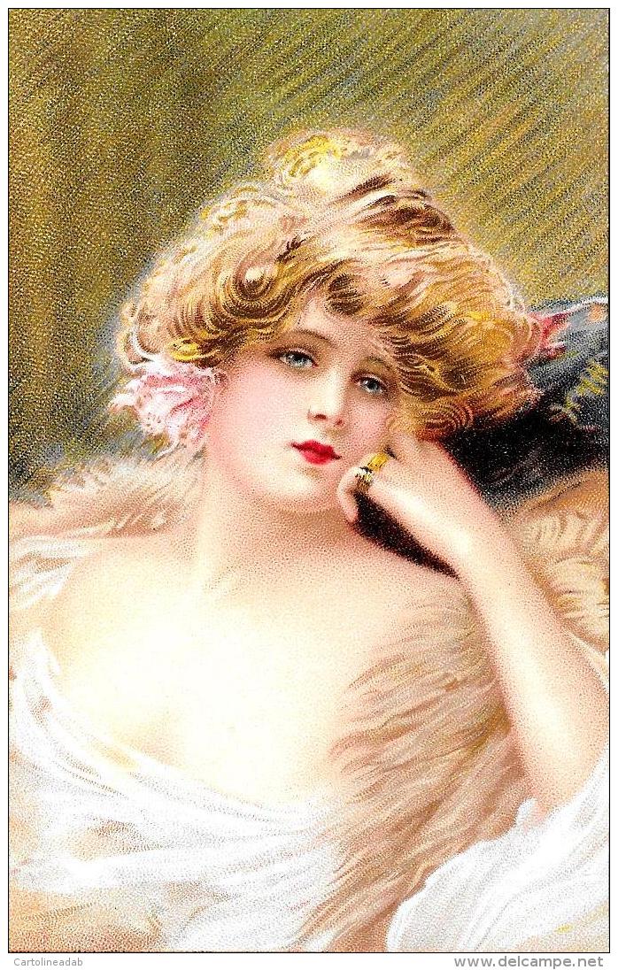 [DC11290] CPA - BELLISSIMA CARTOLINA RITRATTO FEMMINILE - PERFETTA - Non Viaggiata - Old Postcard - Altri & Non Classificati