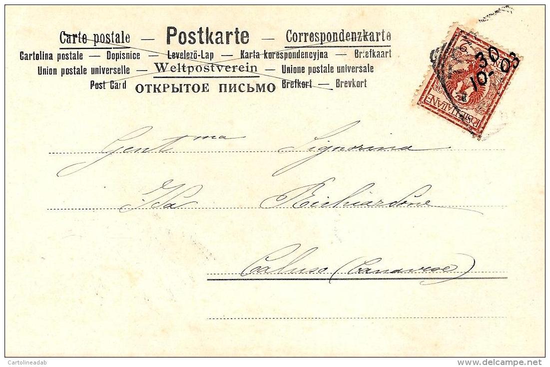 [DC11291] CPA - BELLISSIMA CARTOLINA DORATA - PERFETTA - Viaggiata - Old Postcard - Altri & Non Classificati