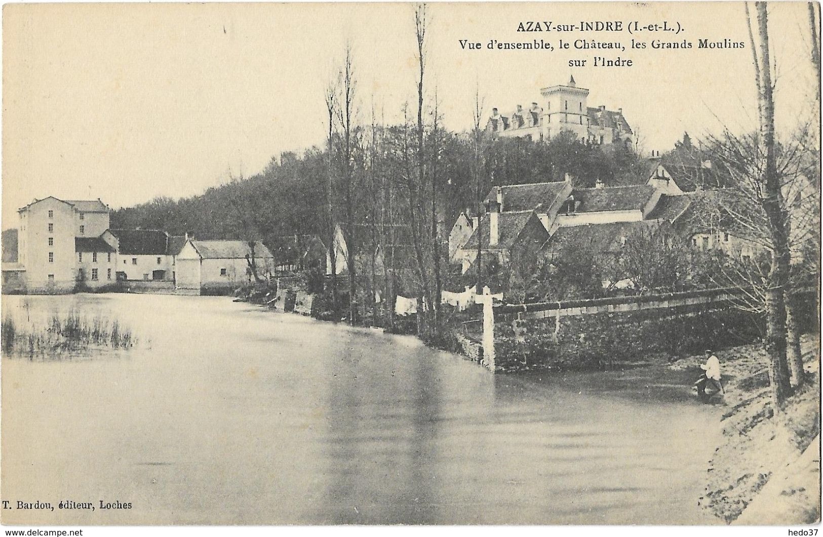 Azay-sur-Indre - Vue D'ensemble, Le Château, Les Grands Moulins Sur L'Indre - Other & Unclassified