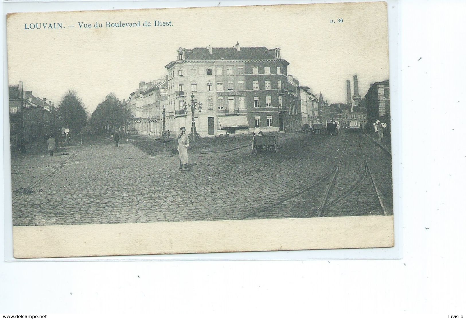 Leuven Louvain Vue Du Boulevard De Diest - Leuven