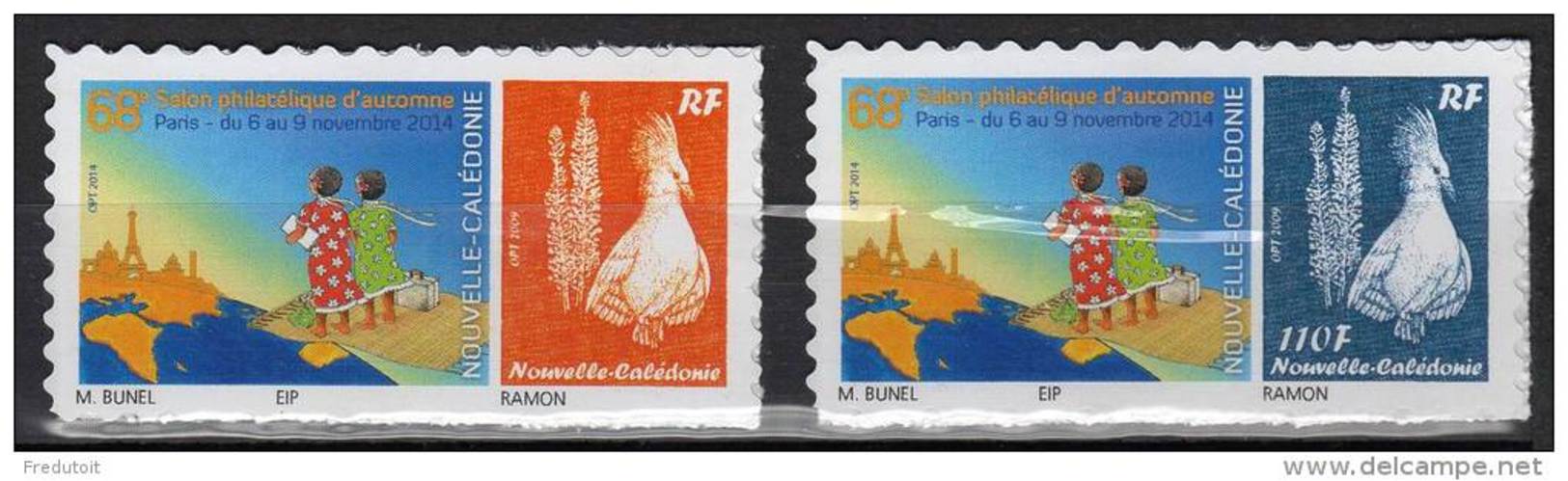 NOUVELLE CALEDONIE - Timbres Adhésifs -  Salon D'automne Paris 2014 - Nuevos