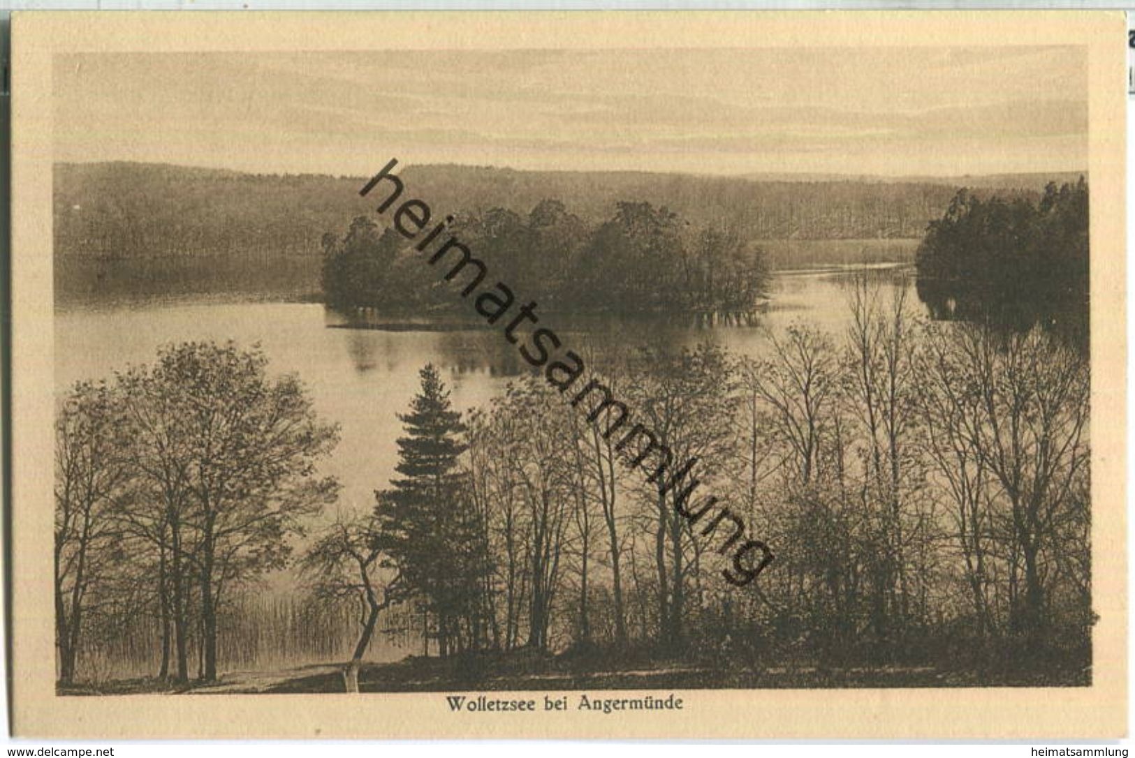 Angermünde - Wolletzsee - Verlag J. Goldiner Berlin - Angermünde