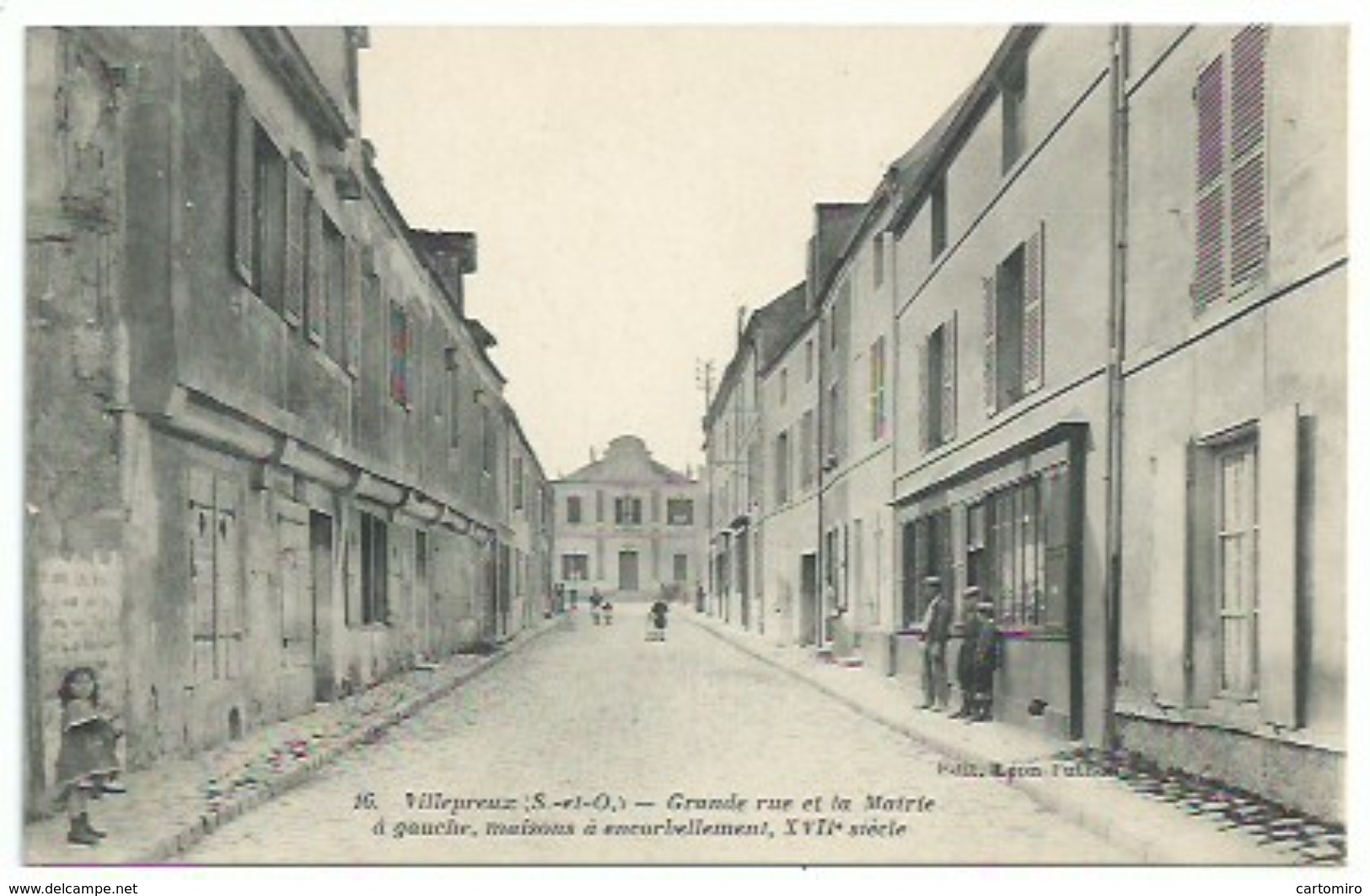 78 Vllepreux - Grande Rue Et La Mairie - Villepreux