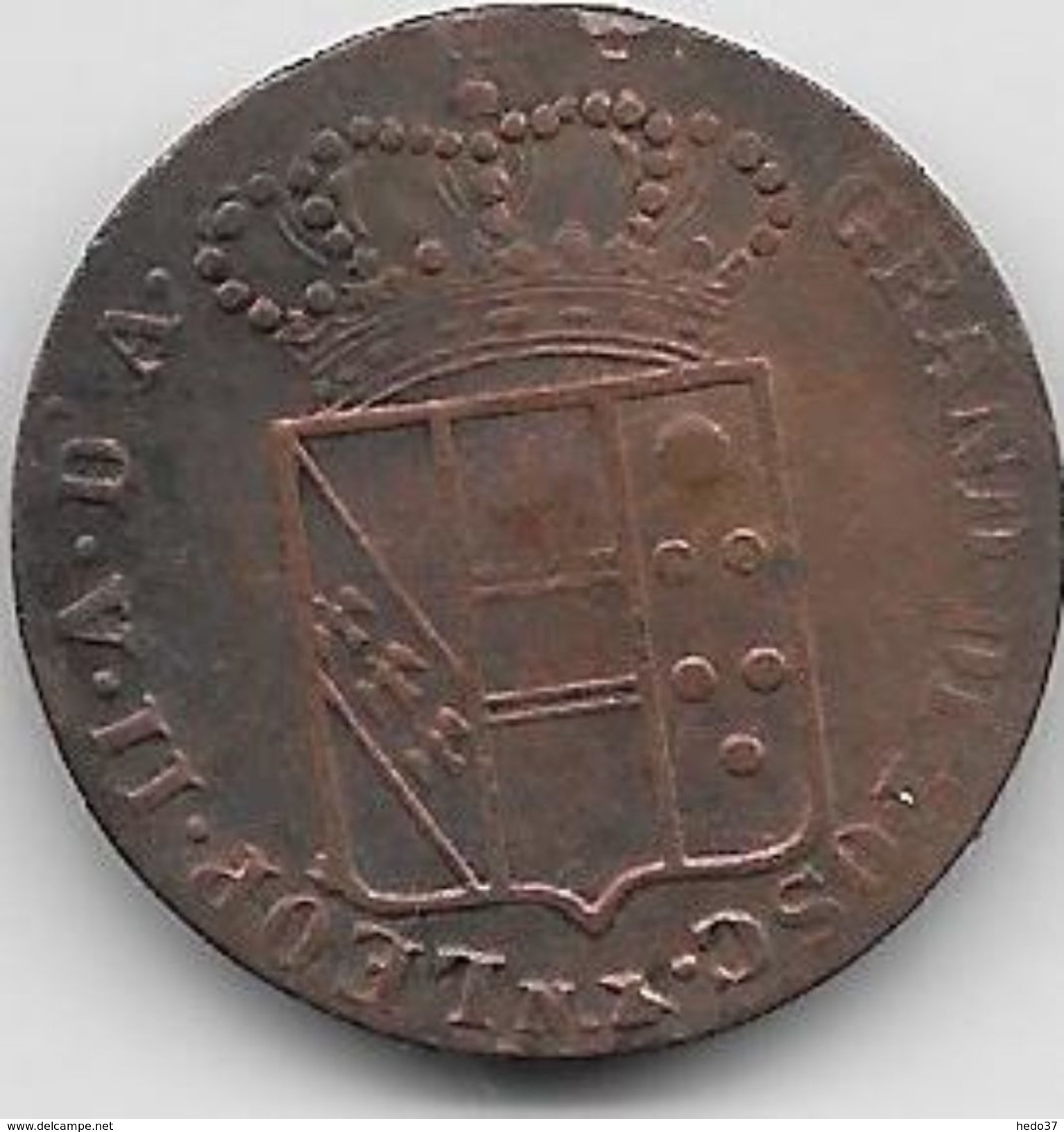 Italie - Toscane - 5 Quattrin 1830 - Toscana