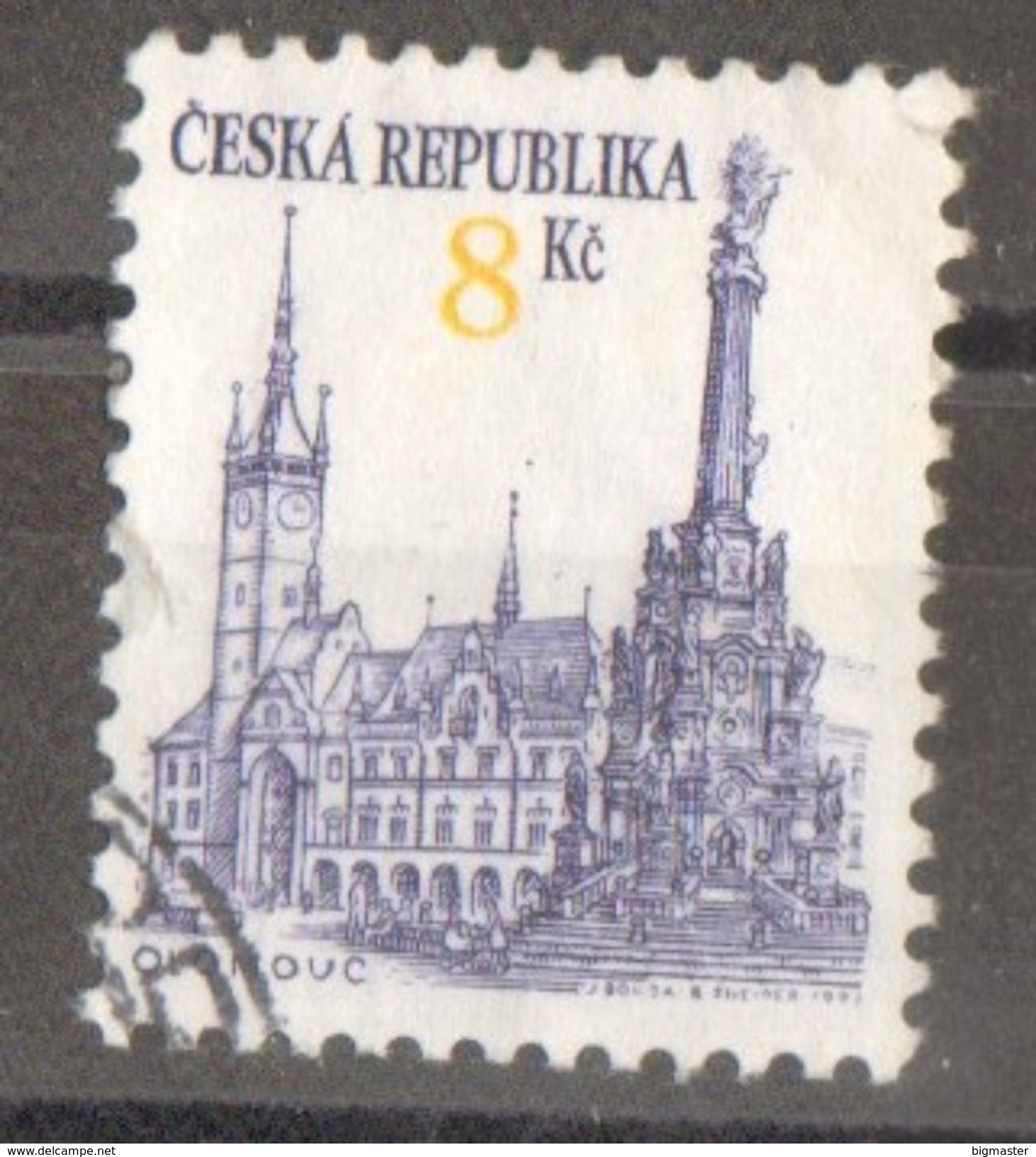 Repubblica Ceca 1993 Olomouc (UNESCO World Heritage Site) Fu - Gebraucht