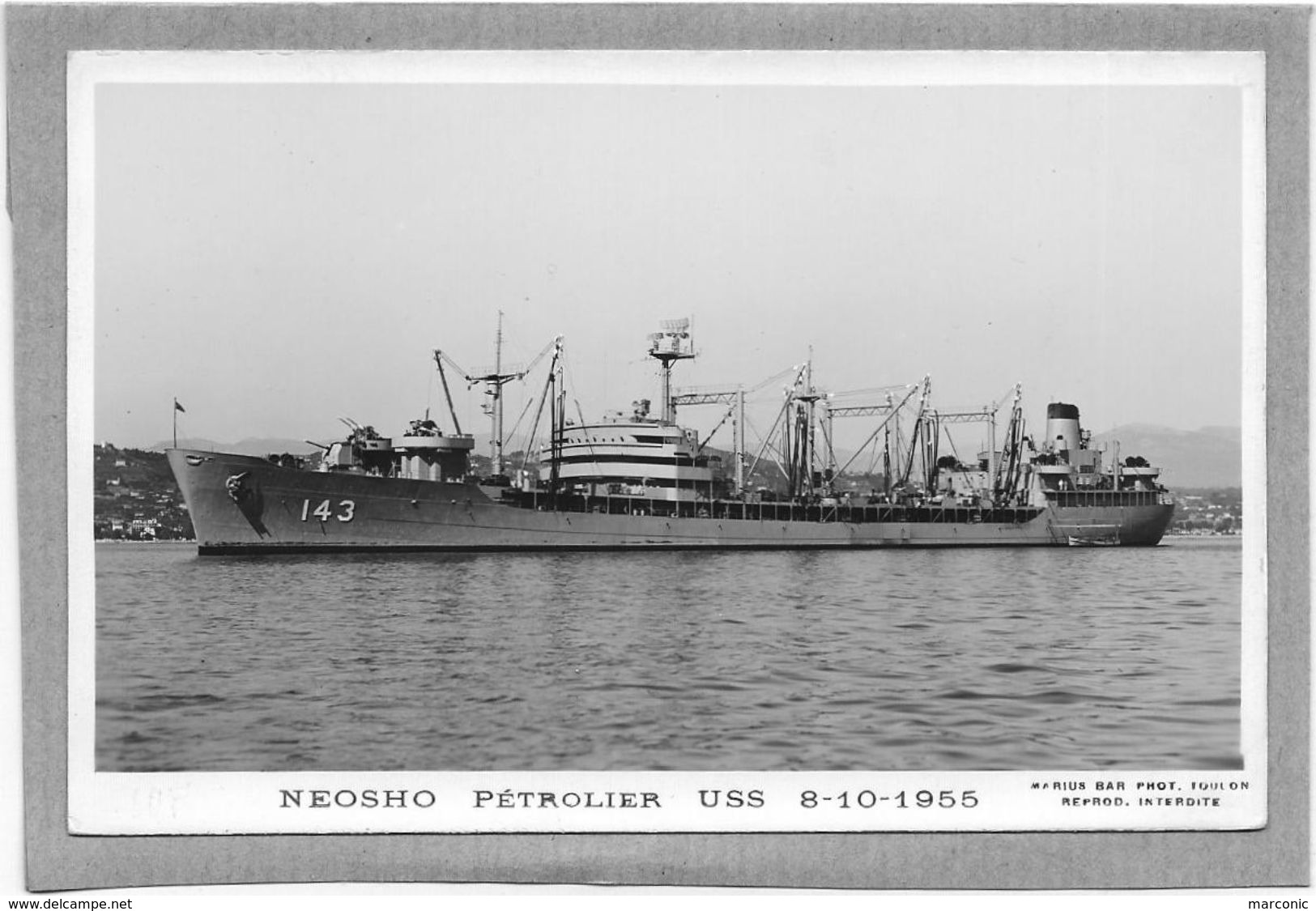 NEOSHO Pétrolier USS - Bâteau, Ship - Photo Marius BAR - Warships