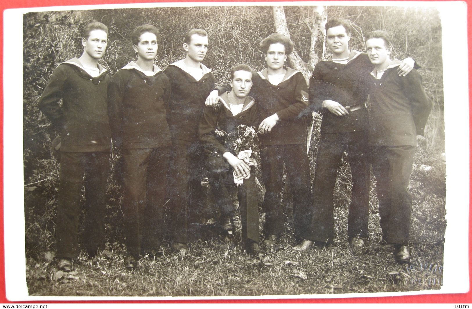 YUGOSLAVIA - KRALJEVSKA  MORNARICA U TIVTU 1928 - MORNARI - Yugoslavia