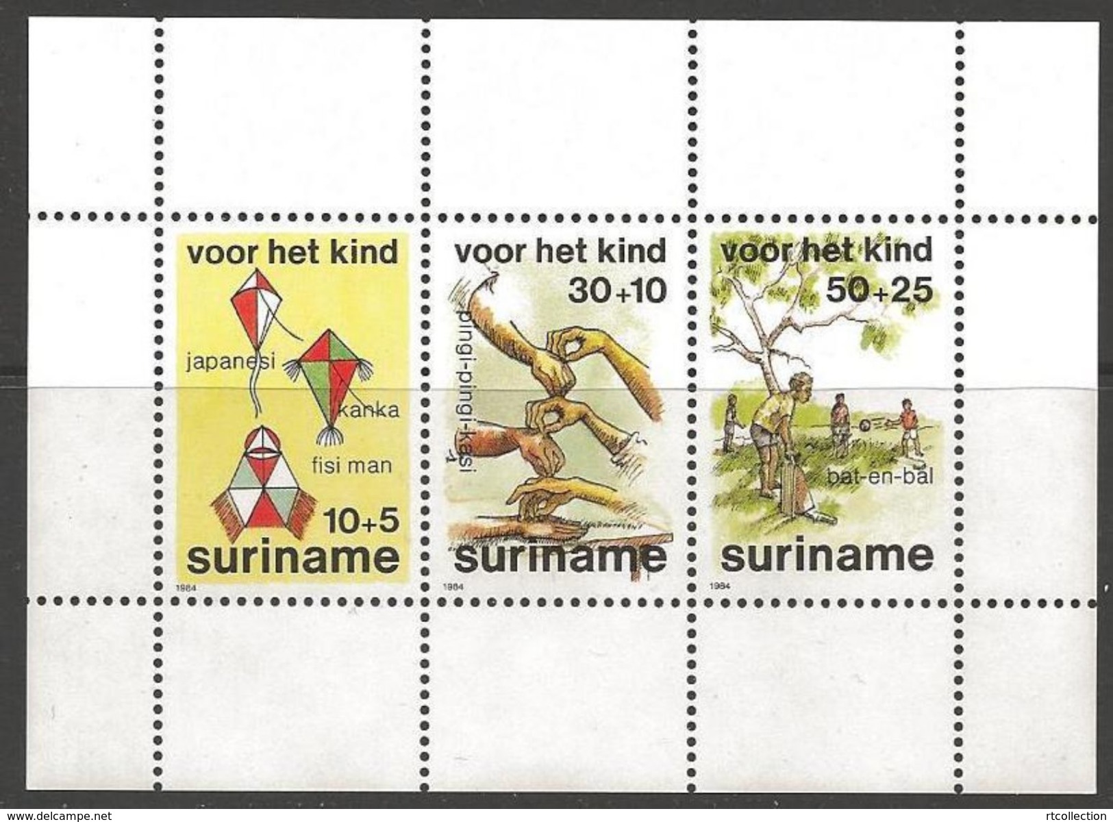 Surinam 1984 Child Welfare Children Youth M/S Stamps MNH SGMS1213 - Surinam