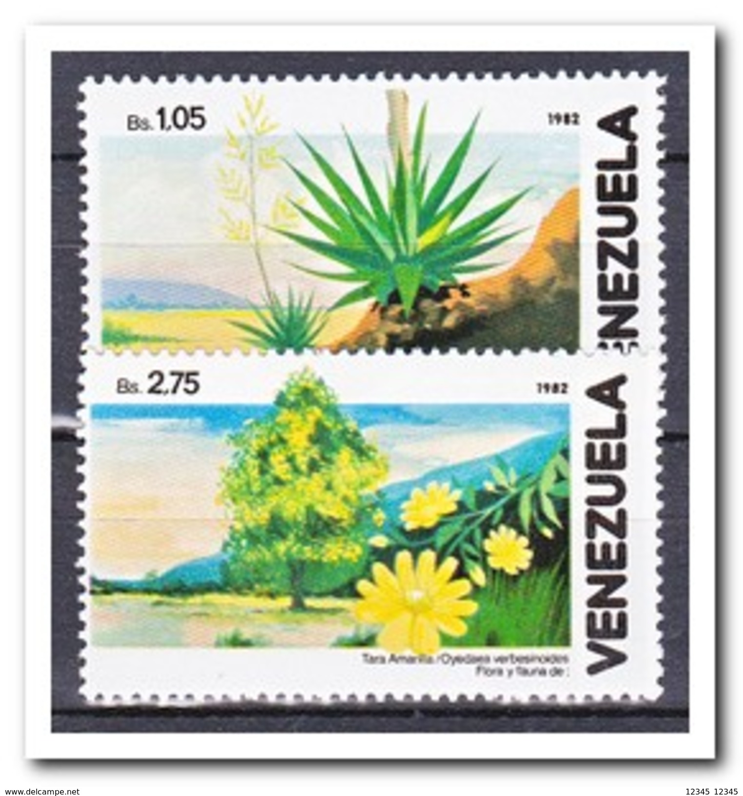 Venezuela 1982, Postfris MNH, Flowers, Trees, Plants - Venezuela