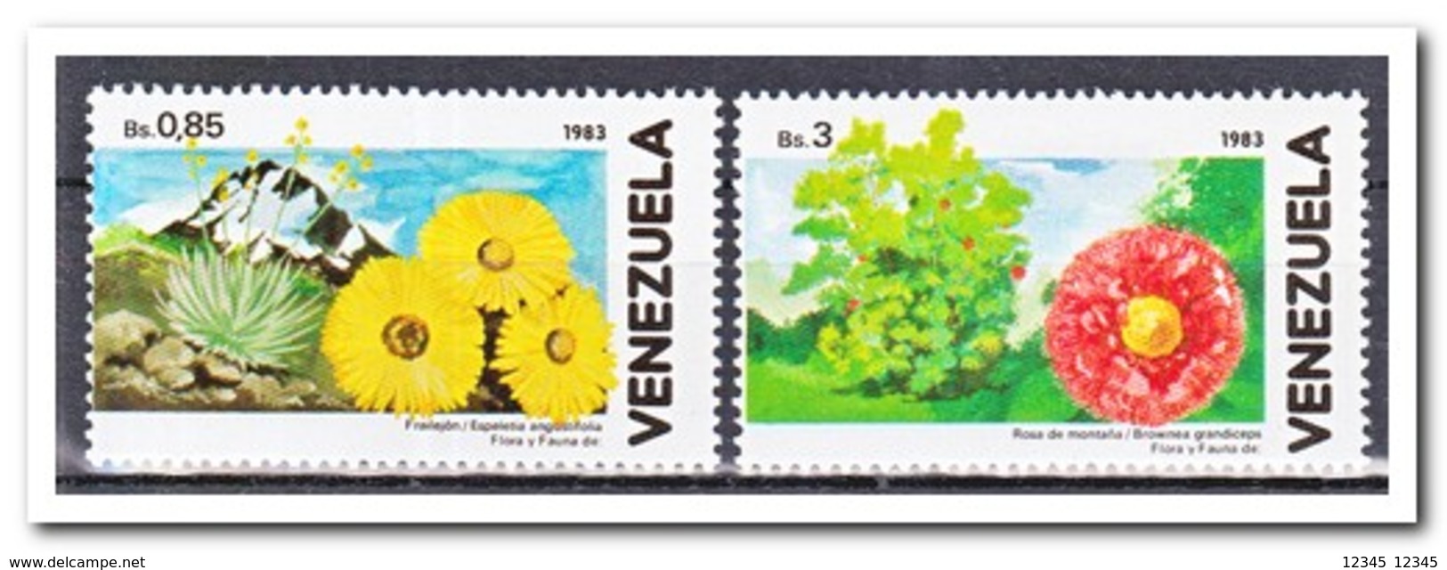 Venezuela 1986, Postfris MNH, Flowers, Trees, Plants - Venezuela